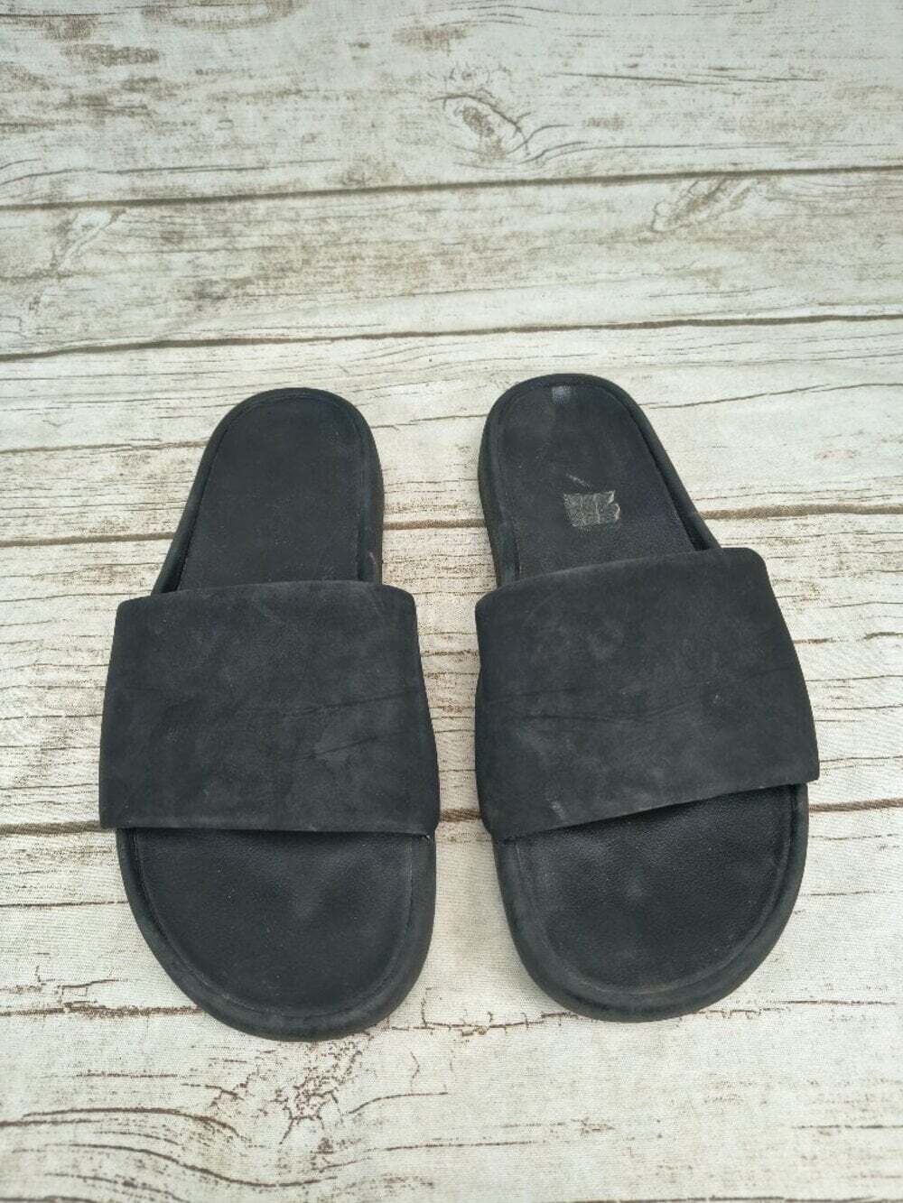 Lululemon Black Restfeel Slides Women Size 9 Recovery Shoes